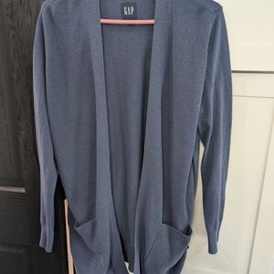 GAP Women's Navy Open Front Cardigan